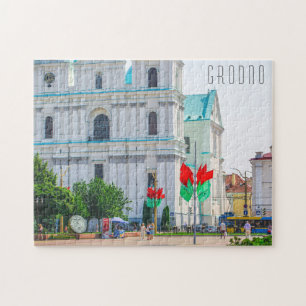 Belarus Grodno Old City Architecture People Jigsaw Puzzle