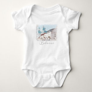 Belarus Hrodna Grodno Architecture Baby Bodysuit