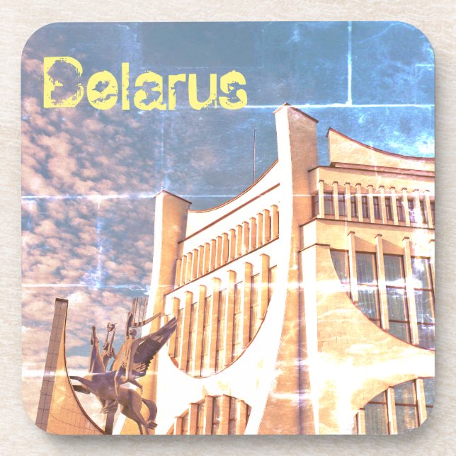 Belarus Hrodna Grodno Architecture Coaster (Front)