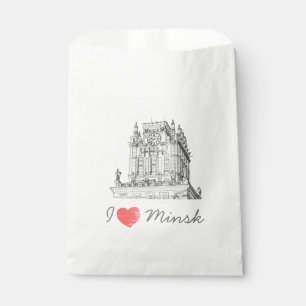 Belarus I Love Minsk City Gates Architecture Favour Bag