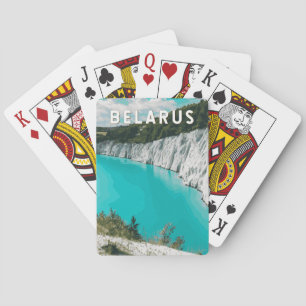 Belarus Illustration Travel Art Vintage Playing Cards