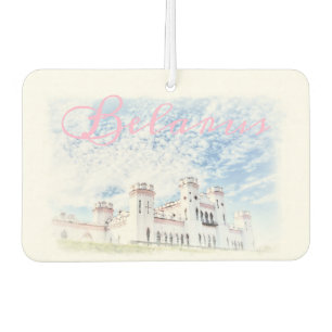 Belarus Kosava Castle View Car Air Freshener