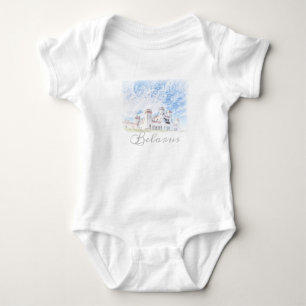 Belarus Kosava Palace Architecture Baby Bodysuit