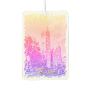 Belarus Minsk Architecture Car Air Freshener
