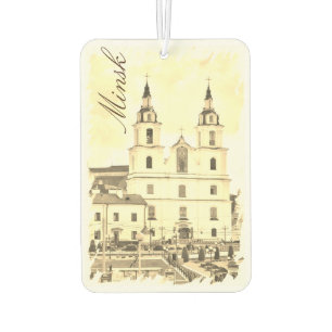 Belarus Minsk Architecture Car Air Freshener