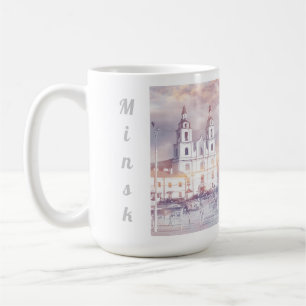 Belarus Minsk Architecture Painting Mug