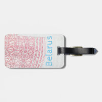 Belarus Minsk Brest Architecture Luggage Tag