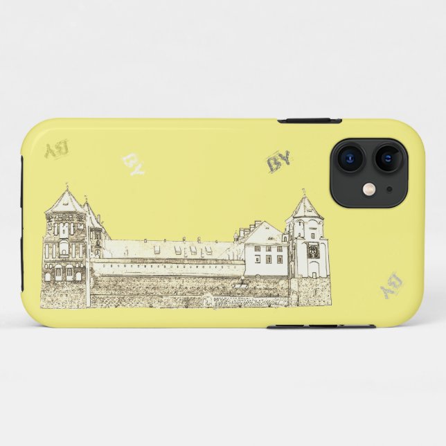 Belarus Mir Castle Architecture Мирский Замок Case-Mate iPhone Case (Back (Horizontal))