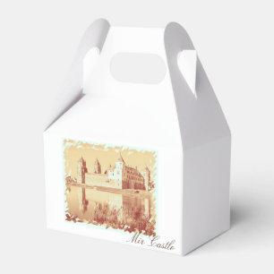 Belarus Mir Castle Architecture Мирский Замок Favor Box