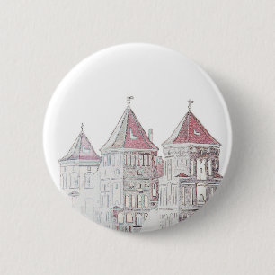 Belarus Mir Castle Architecture 2 Inch Round Button