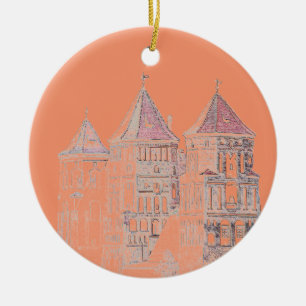 Belarus Mir Castle Architecture Ceramic Ornament