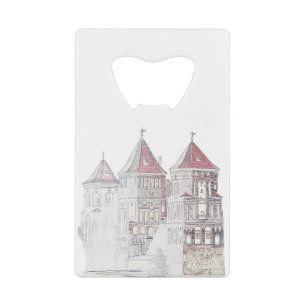 Belarus Mir Castle Architecture Credit Card Bottle Opener