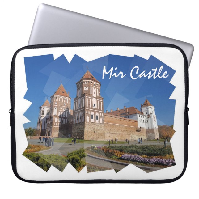 Belarus Mir Castle Architecture Laptop Sleeve (Front)