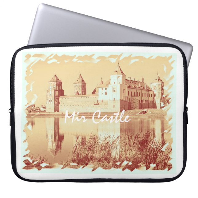 Belarus Mir Castle Architecture Laptop Sleeve (Front)