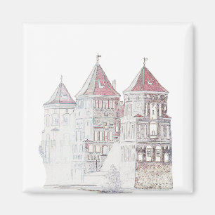 Belarus Mir Castle Architecture Magnet