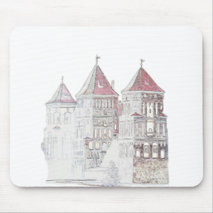 Belarus Mir Castle Architecture Mouse Pad
