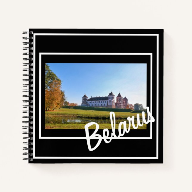 Belarus Mir Castle Architecture Nature Notebook (Front)
