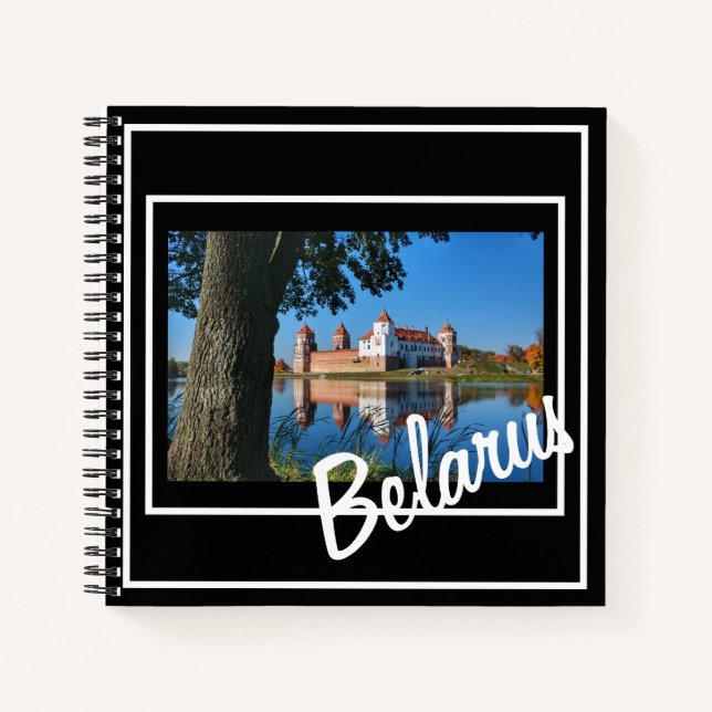 Belarus Mir Castle Architecture Nature Notebook (Front)