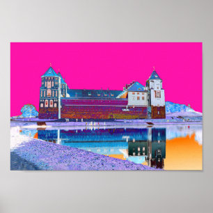 Belarus Mir Castle Architecture Nature Poster