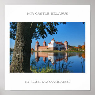 Belarus Mir Castle Architecture Nature Poster
