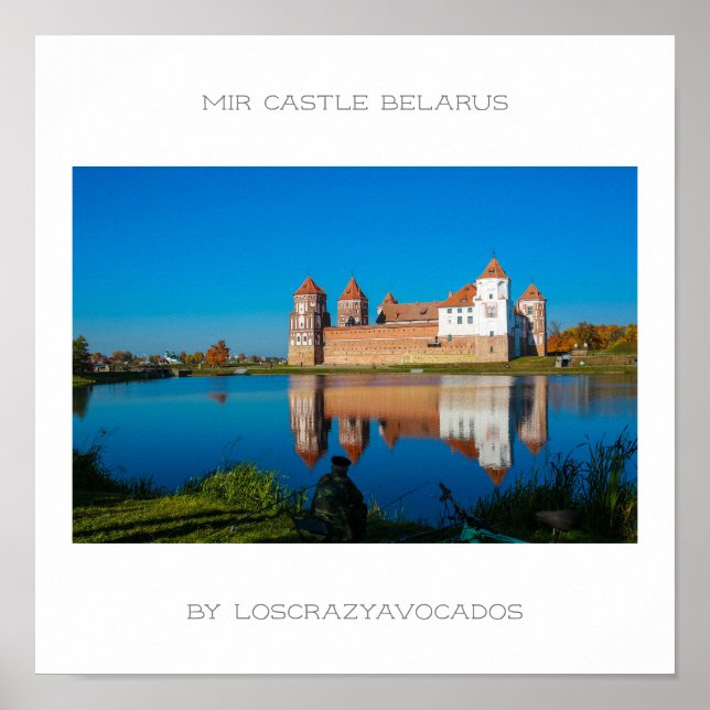 Belarus Mir Castle Architecture Nature Poster (Front)