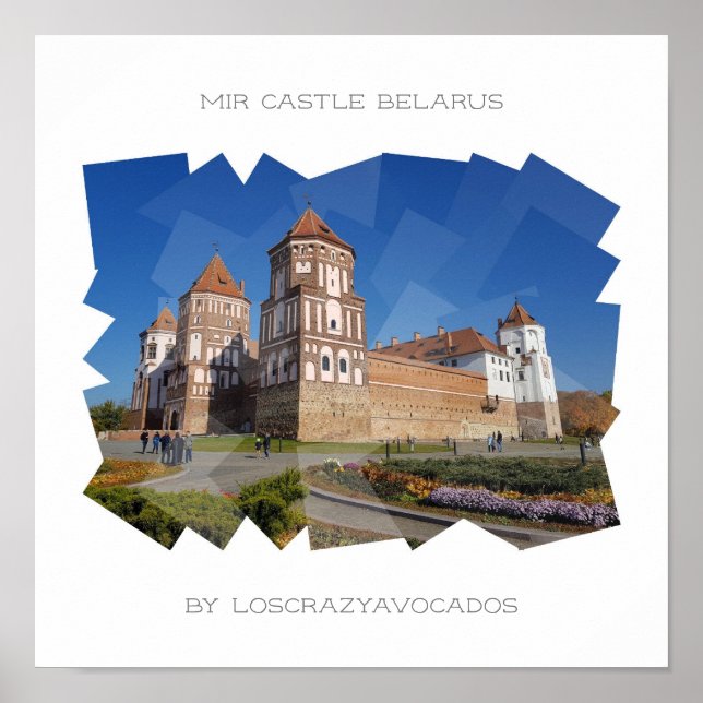 Belarus Mir Castle Architecture Nature Poster (Front)