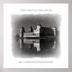 Belarus Mir Castle Architecture Nature Poster