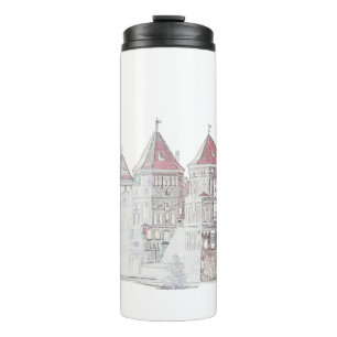Belarus Mir Castle Architecture Thermal Tumbler