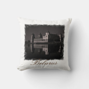 Belarus Mir Castle Architecture Throw Pillow