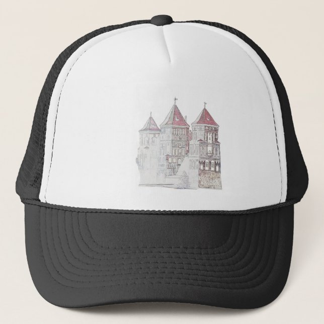 Belarus Mir Castle Architecture Trucker Hat (Front)