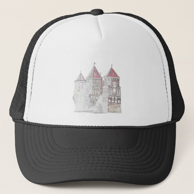 Belarus Mir Castle Architecture Trucker Hat (Front)