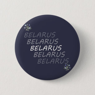 Belarus National Corn Flower 2 Inch Round Button