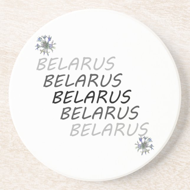 Belarus National Corn Flower Coaster (Front)