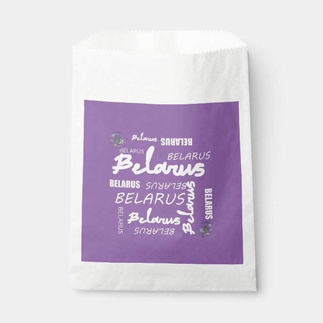 Belarus National Corn Flower Favour Bag (Front)