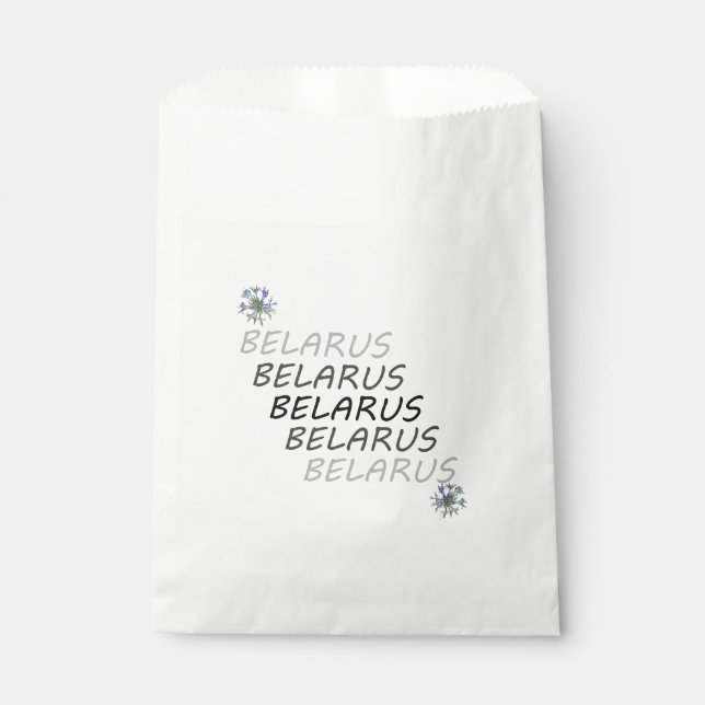 Belarus National Corn Flower Favour Bag (Front)