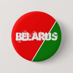 Belarus National Flag Colours 2 Inch Round Button