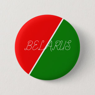 Belarus National Flag Colours 2 Inch Round Button