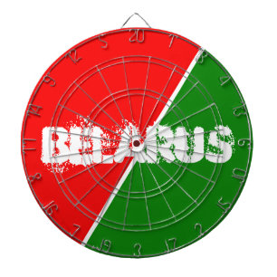 Belarus National Flag Colours Dartboard