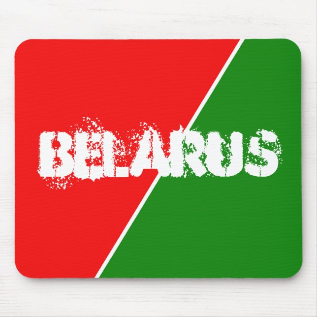 Belarus National Flag Colours Mouse Pad (Front)