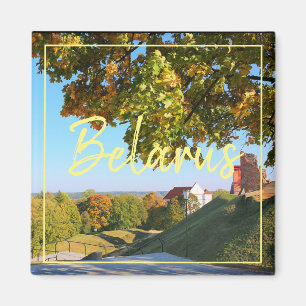 Belarus Navahrudak Castle Architecture Magnet