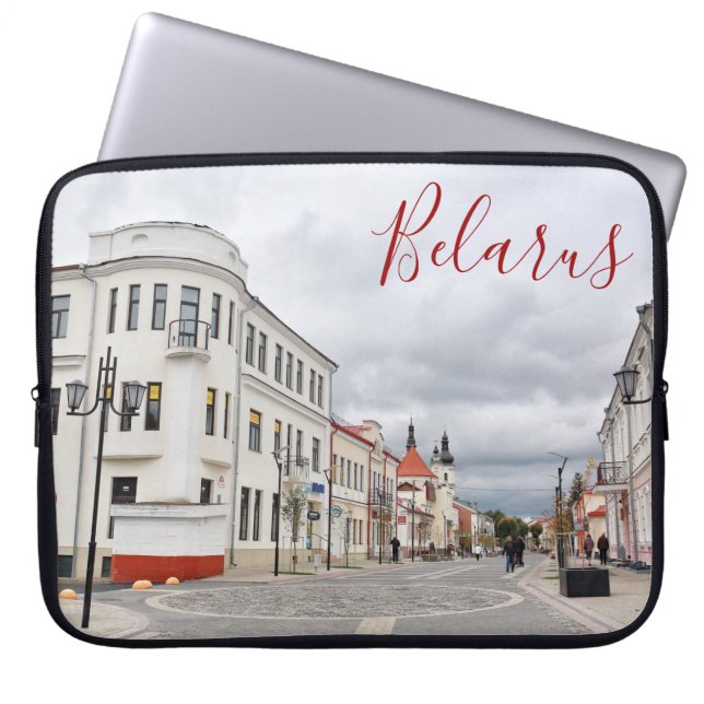 Belarus Pinsk Architecture Computer Laptop Sleeve (Front)