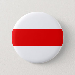 Belarus protest flag symbol red white revolution f 2 inch round button