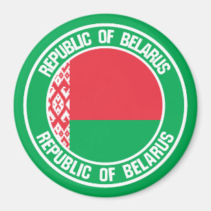 Belarus Round Emblem Magnet