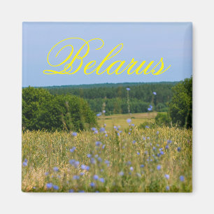 Belarus Rural Landscape Nature Countryside Magnet