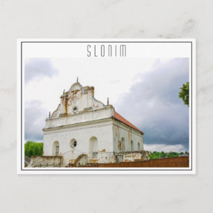 Belarus Slonim Great Synagogue Architecture Postcard