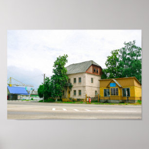 Belarus Slonim Life Cityscape Architecture  Poster