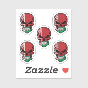 Belarus Smiling Skull Flag