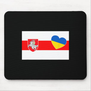 Belarus Stand With Ukraine Belarusians Support Ukr Mouse Pad