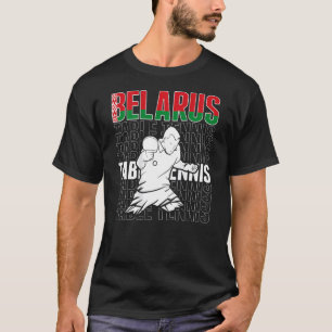 Belarus Table Tennis  Support Belarusian Ping Pong T-Shirt