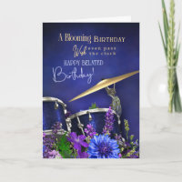 Belated Birthday Card For Drummer